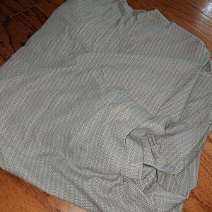 Gray diamond pattern twin size fitted sheet